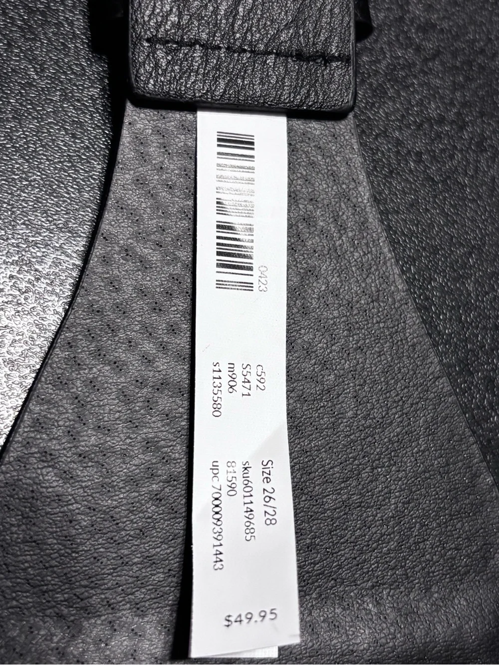 Lane Bryant Black Elastic Belt with Gold‎ Buckle Accordion Stretch Belt READ
